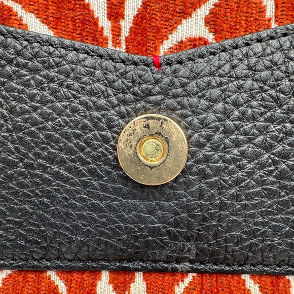 Hammitt AJ Crossbody Clutch Texas Tapestry Black Leather Removable Strap - Picture 14 of 14